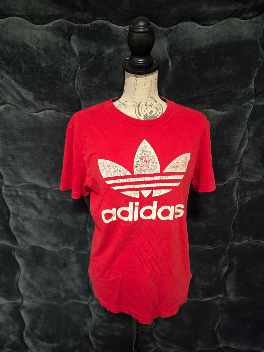 Women's Red Adidas Athletic Top