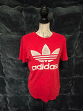 Women's Red Adidas Athletic Top