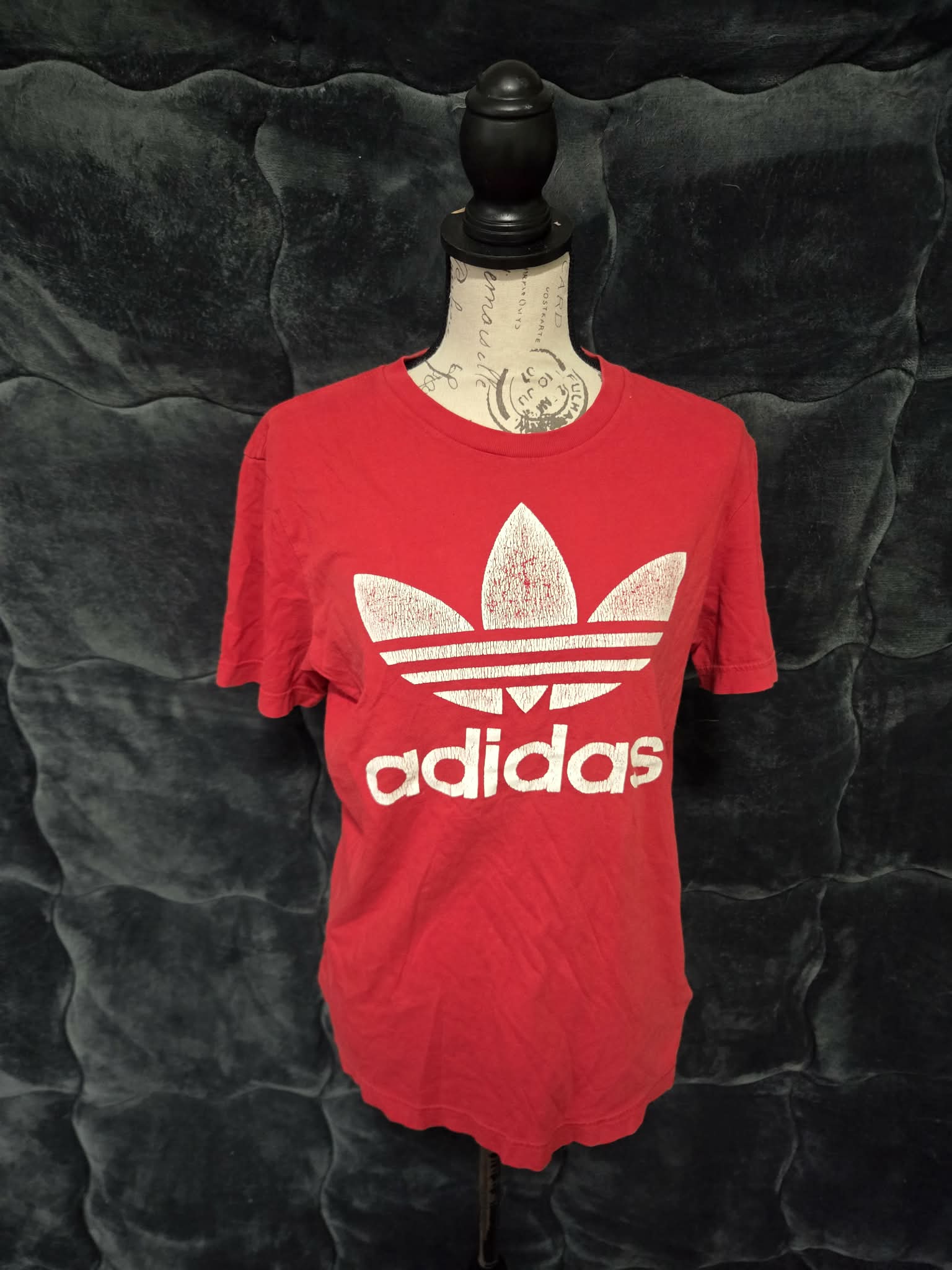 Women's Red Adidas Athletic Top