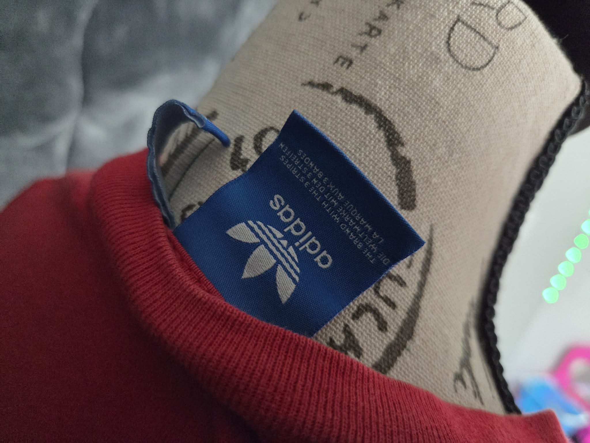 Women's Red Adidas Athletic Top