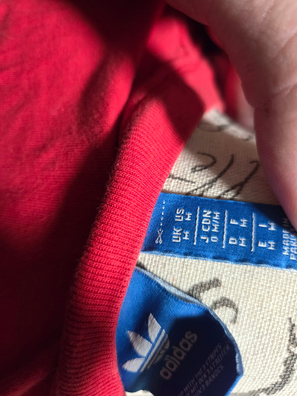 Women's Red Adidas Athletic Top