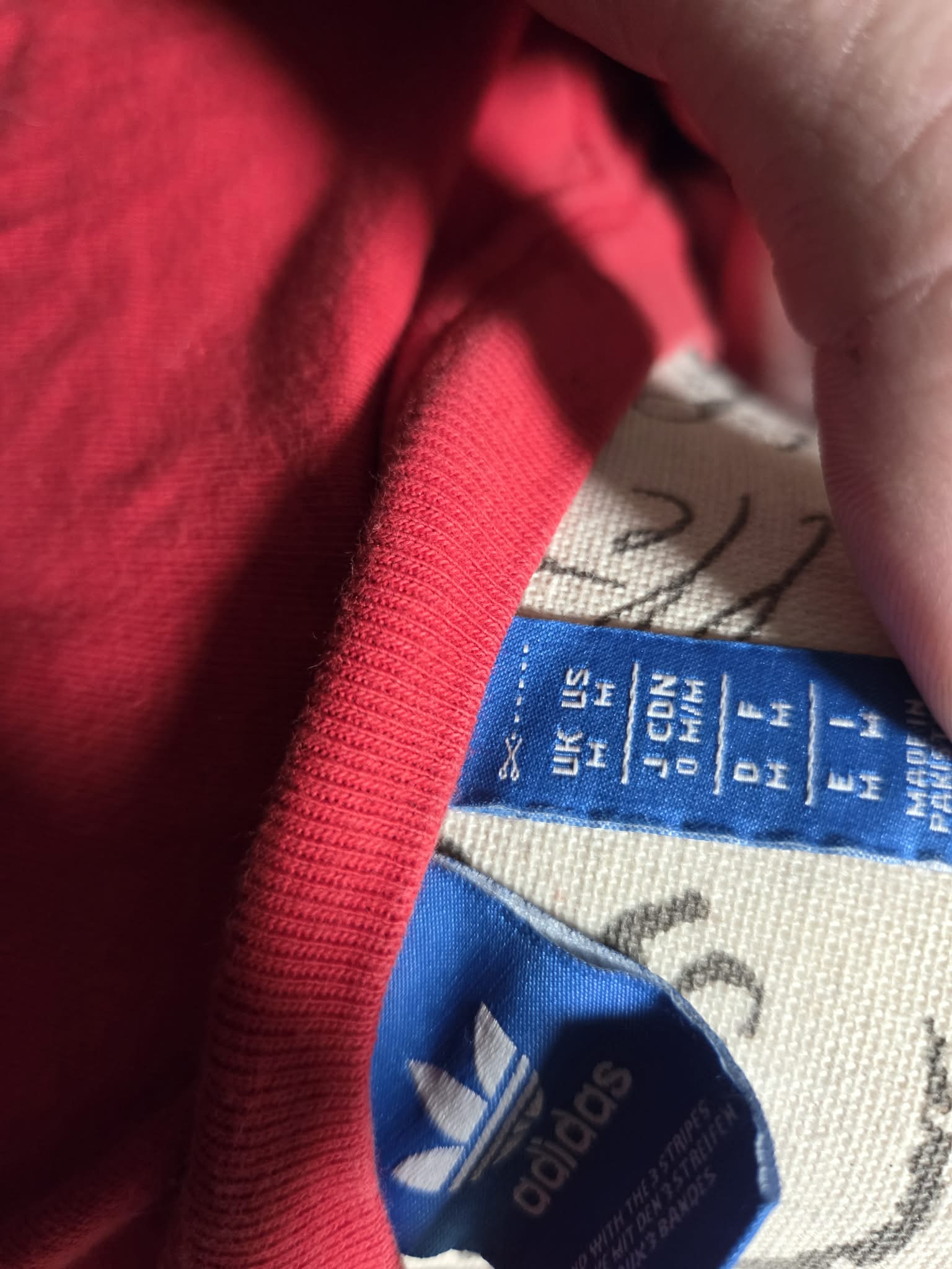 Women's Red Adidas Athletic Top