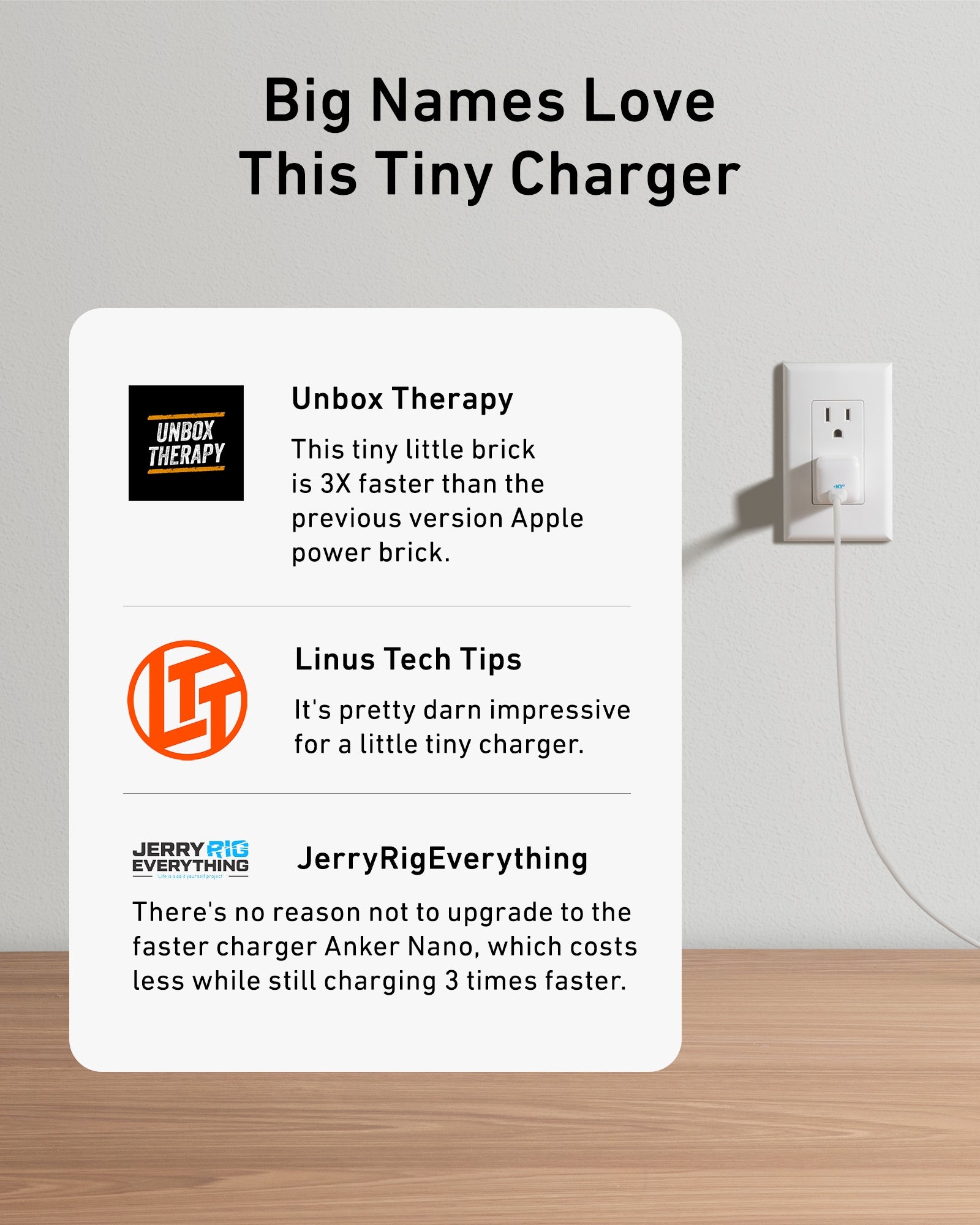 Anker <b>511</b> Charger (Nano) with USB-C to Lightning Cable