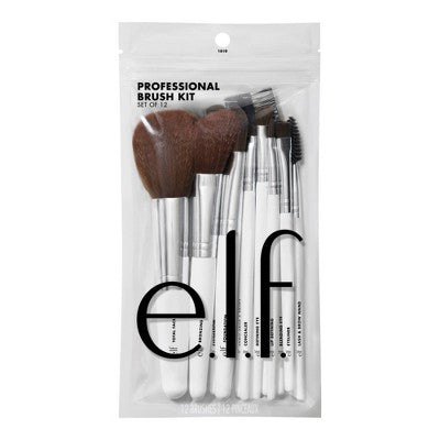 e.l.f. Professional Brush Kit 12ct - New