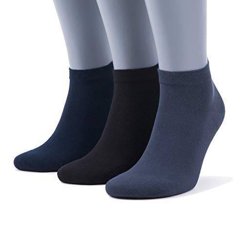 Men's & Women's Bamboo Ankle Socks 6-Pack