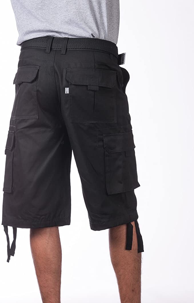Pro Club Men's Cotton Twill Cargo Shorts
