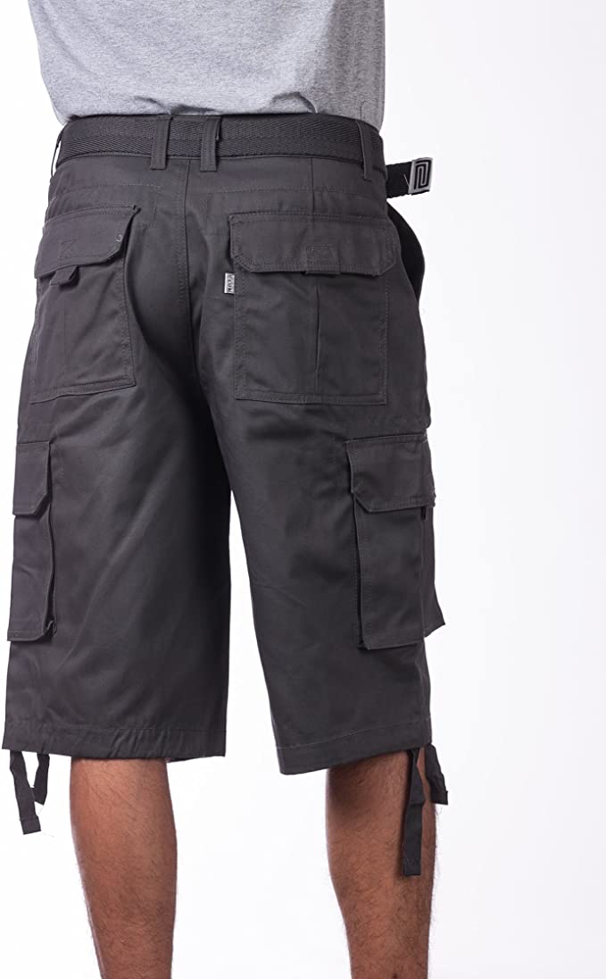 Pro Club Men's Cotton Twill Cargo Shorts